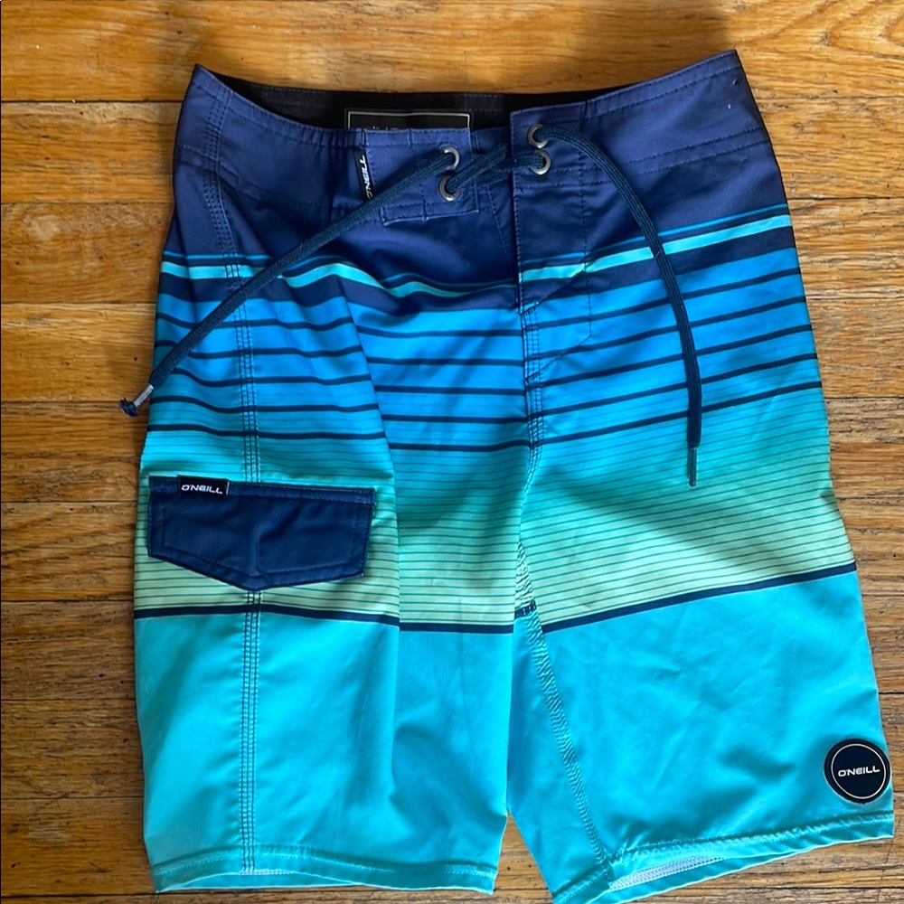 O'Neill Blue Striped Board Shorts